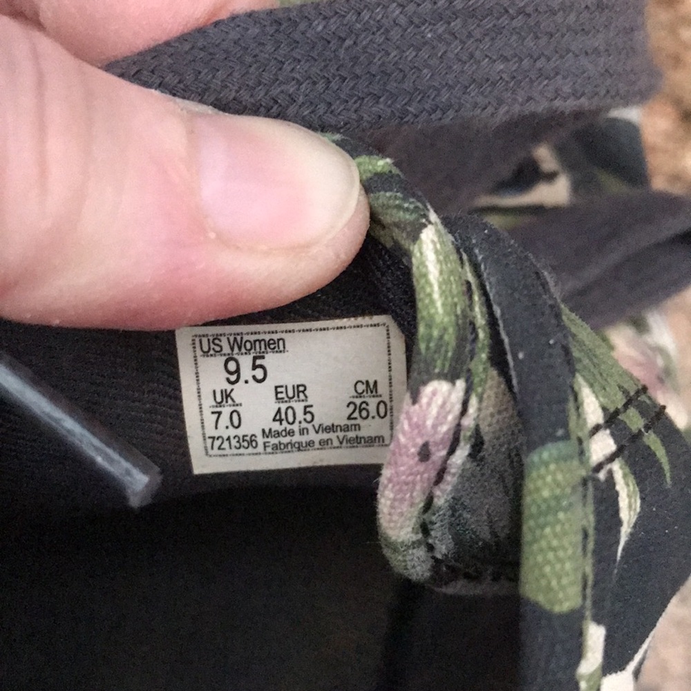 VANS Off The Wall Women Low Top Hawaiian Floral Sneakers | 9.5 - Picture 14 of 14